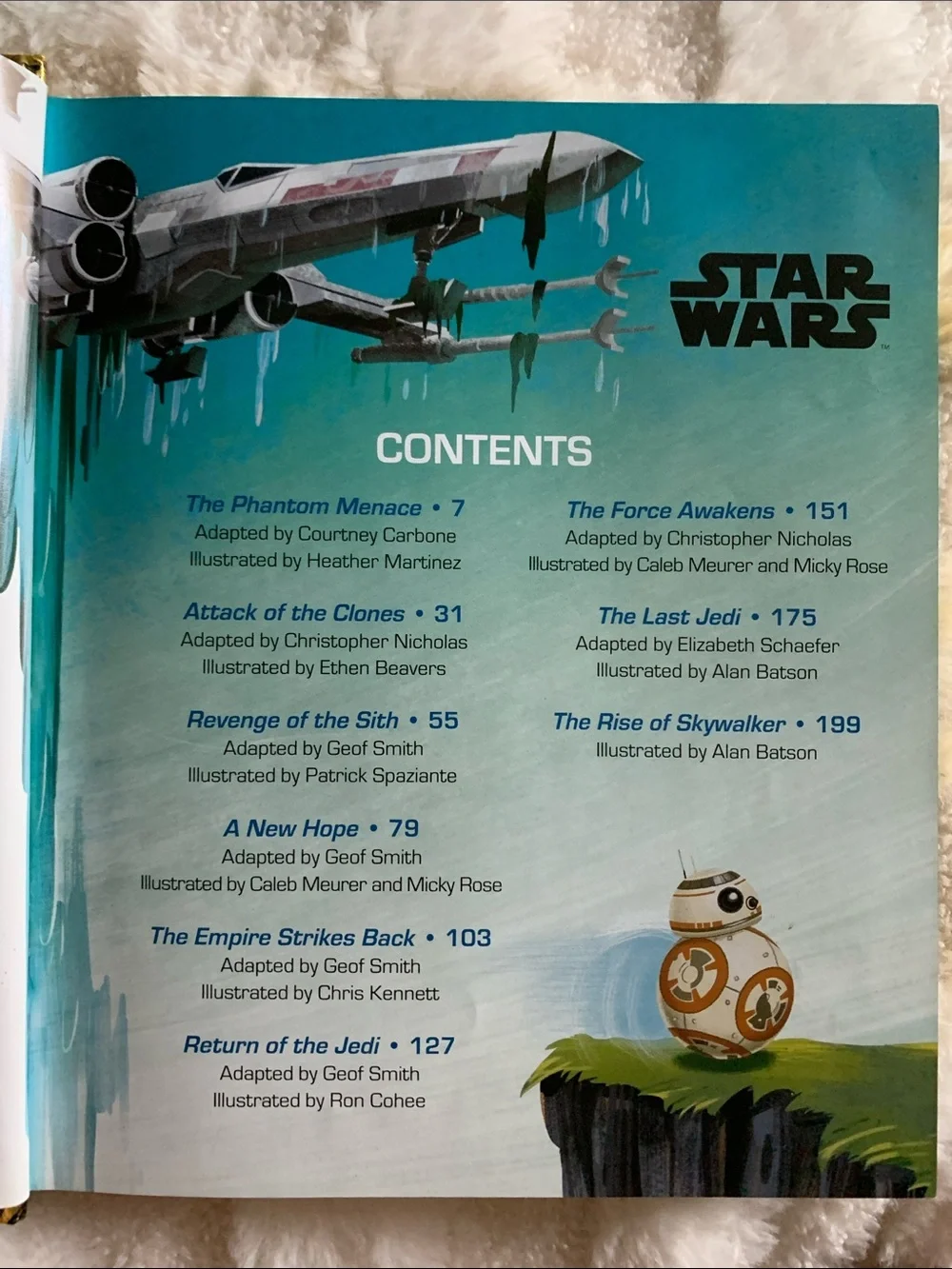 Star Wars The Skywalker Collection Episodes I-IX, Hardback 9 in 1 Little Golden